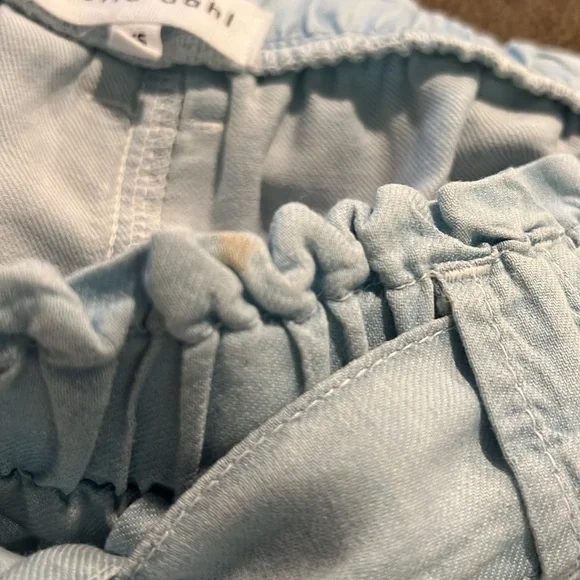 Bella Dahl Denim Belted Paperbag Shorts XS - Picture 8 of 8